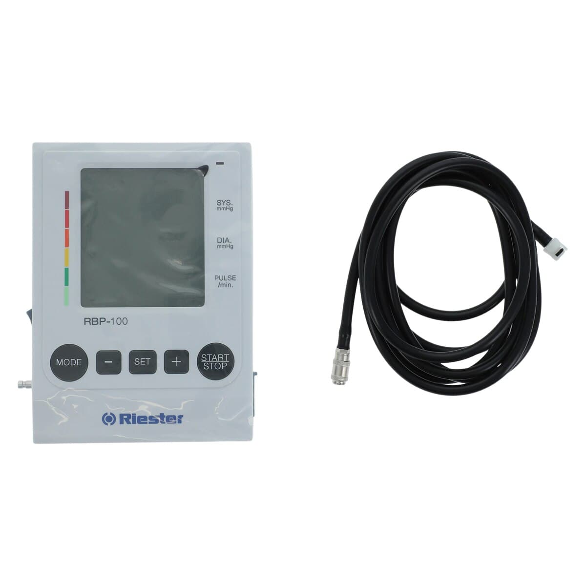 Riester RBP-100 Mobile Blood Pressure Monitor with Stand and Cuff, White, Digital LCD Display thumbnail 2
