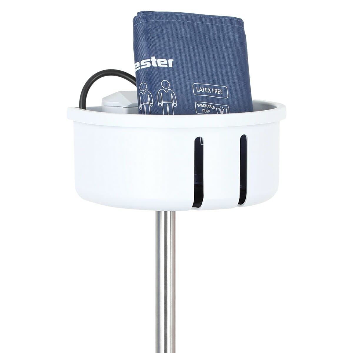 Riester RBP-100 Mobile Blood Pressure Monitor with Stand and Cuff, White, Digital LCD Display thumbnail 3