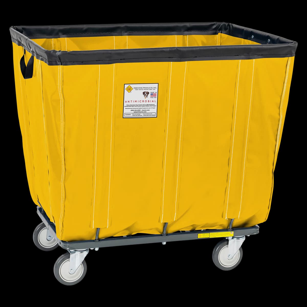 R&B Wire Products 14 Bushel Vinyl Basket Truck - 14 Bushel Vinyl Basket Truck - Image 1