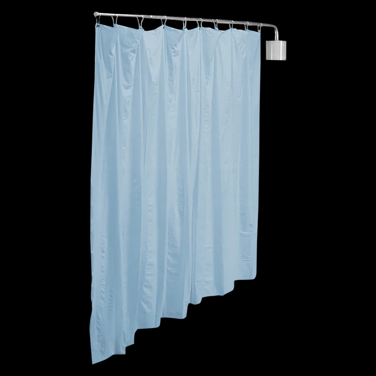 R&B Wire Products Privacy Screen Curtain, Wall Mount, 1 Panel - Privacy Screen Wall Mount - Image 1