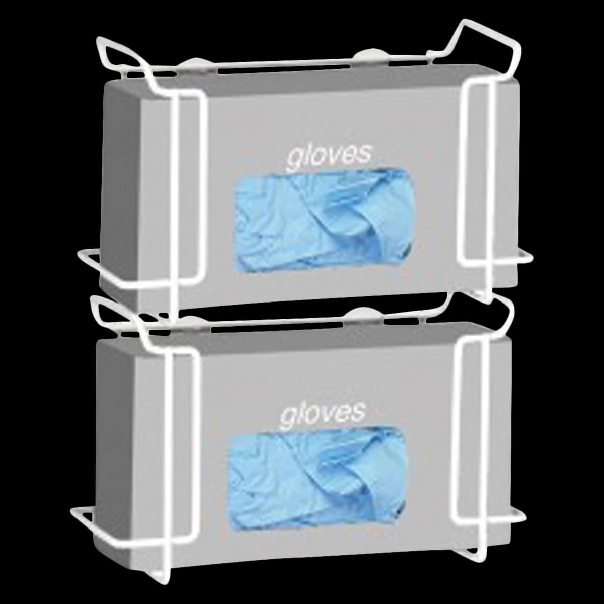 R&B Wire Products Double Glove Box Dispenser - Glove Box Dispnsr-Double - Image 1