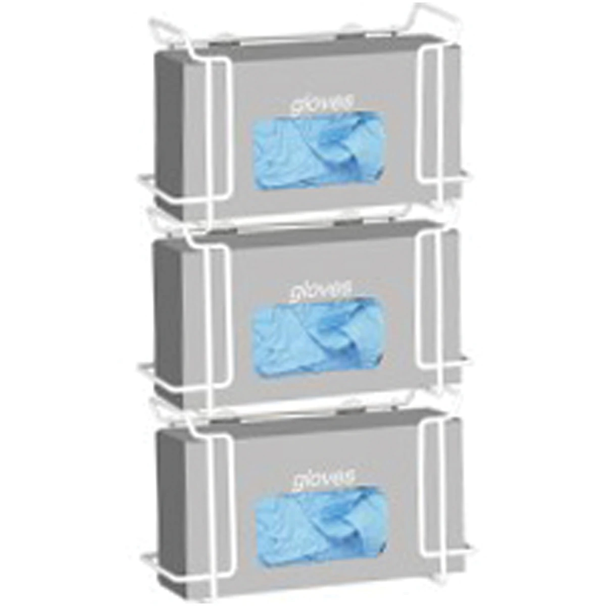 R&B Wire Products Triple Wire Glove Box Dispenser - Glove Box Dispnsr Triple Wire - Image 1