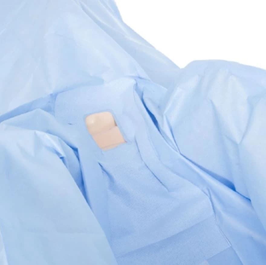 Halyard Lithotomy T-Drape, Non-Sterile, 100" x 30" x 87" - Drape Lithotomy T-Drape NS - Image 1