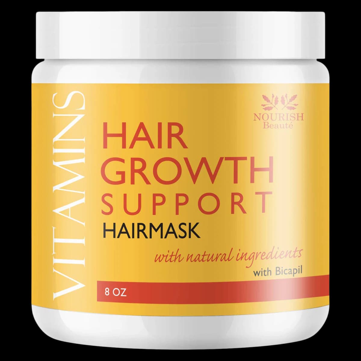 Nourish Beaute Hair Mask, 8 oz Bottle - Nourish Beaute Hair Mask - Image 1