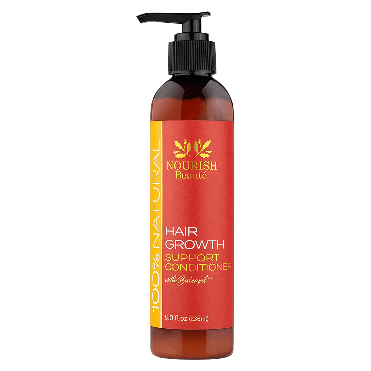 Nourish Beaute Hair Growth Conditioner, All Natural, 8 oz/Bottle - Nourish Beaute Conditioner - Image 1