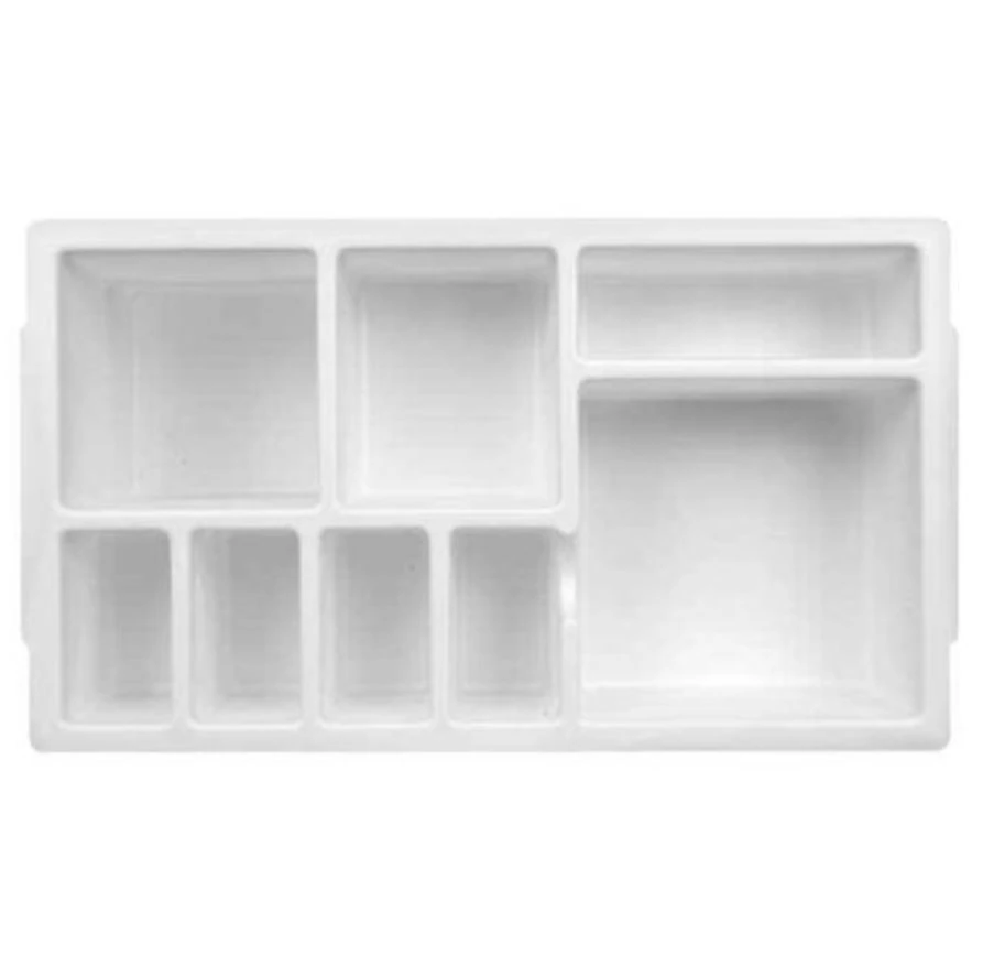 Marketlab Insert Tray for Droplet Blood Collection, 16mm, White, Disposable, 4/Package - Insert Tray f/Droplet BloodCol - Image 1