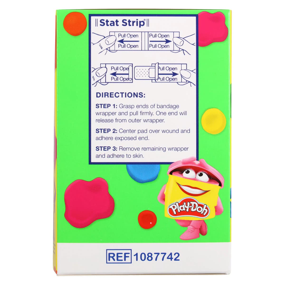 Dukal Stat Strip Adhesive Bandage, Plastic, 3/4" x 3", Play-Doh Color, Sterile, 100/Box thumbnail 6