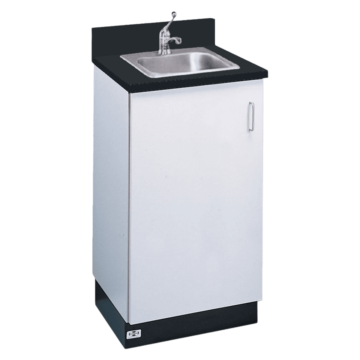 Hausmann Industries Cabinet Base with Sink, Laminate, Right Side, 18"W x 18"D x 36"H - Cabinet Base w/ Sink 18x18x36 - Image 1