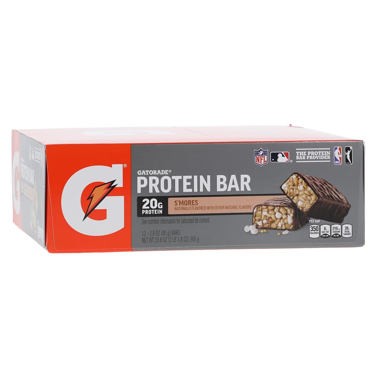 Gatorade Recover Whey Protein Bar, S'Mores, 2.8 oz, 12/Case thumbnail 2