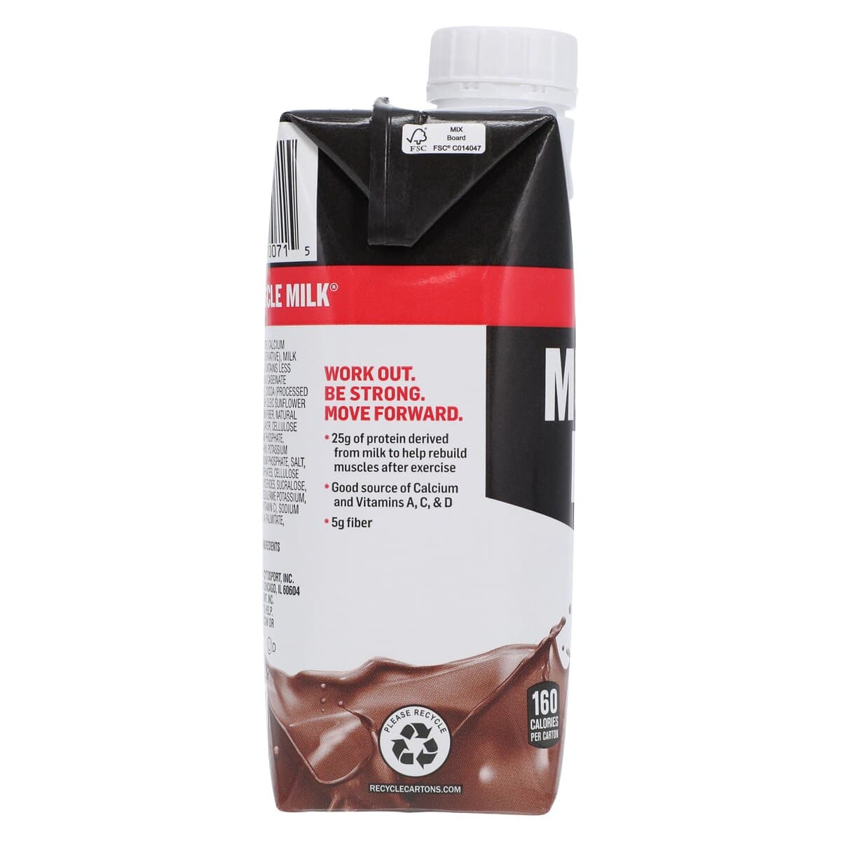 Muscle Milk Genuine RTD Protein Shake, Chocolate, 11 oz, 12/Case thumbnail 4