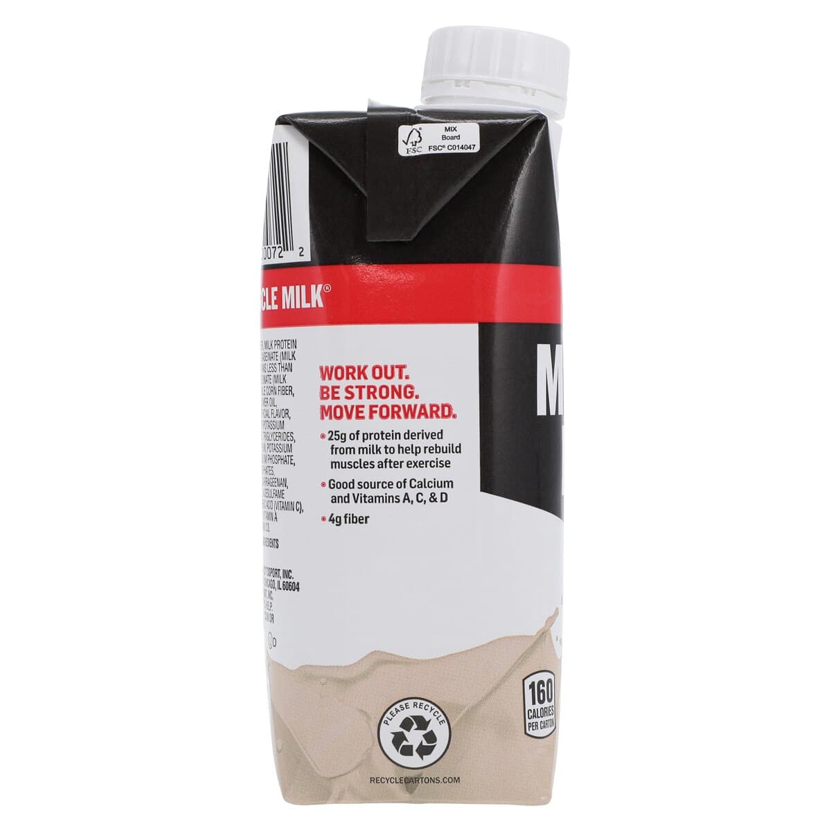 Muscle Milk Genuine Protein Shake, Vanilla, Ready-to-Drink, 11 oz Carton, 12/Case thumbnail 4