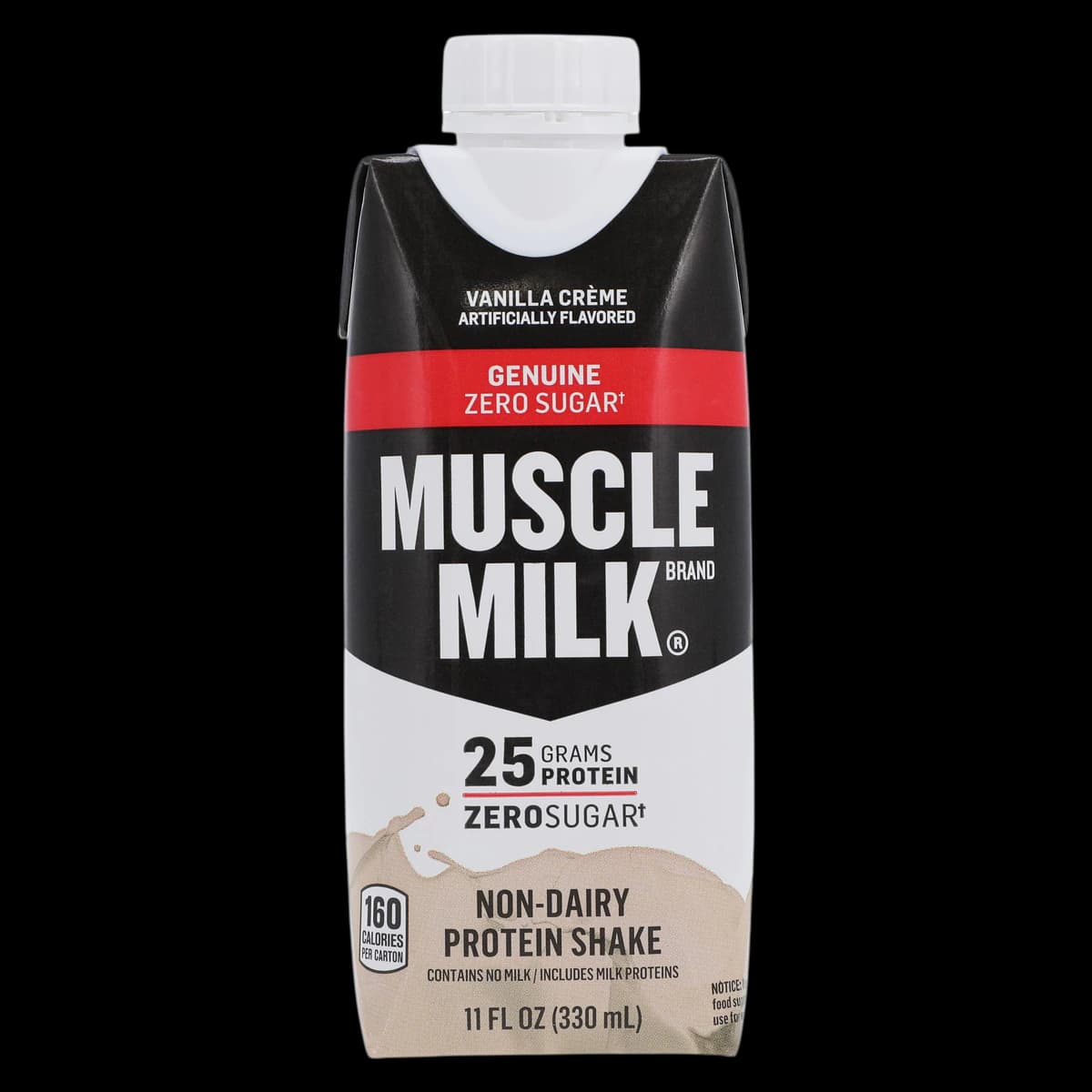 Muscle Milk Genuine Protein Shake, Vanilla, Ready-to-Drink, 11 oz Carton, 12/Case - Muscle Milk Genuine RTD 11 oz. - Image 1