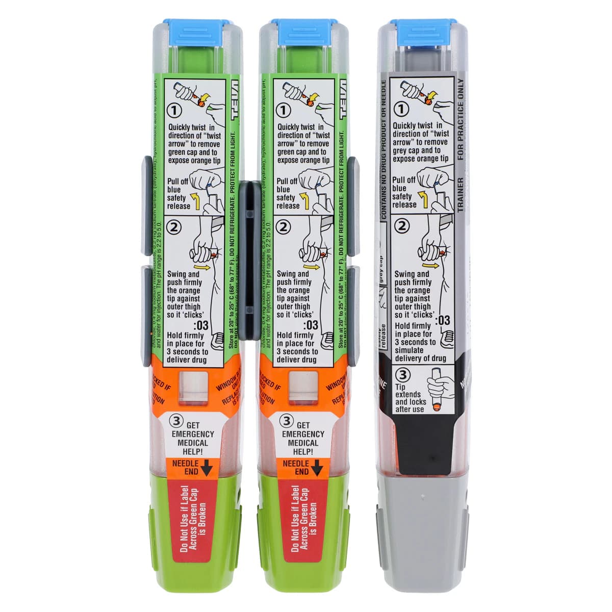 Epinephrine Injection 0.15 mg Auto-Injector, Teva Pharmaceuticals, 2/Package thumbnail 4