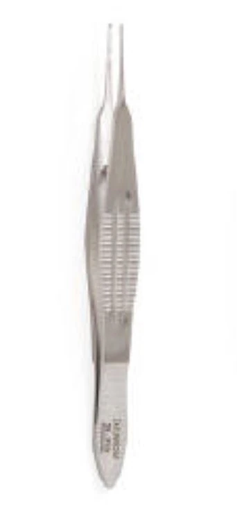 Castroviejo Suture Forceps, 4" Stainless Steel, Non-Sterile, Each - Forceps Suturing Castroviejo - Image 1