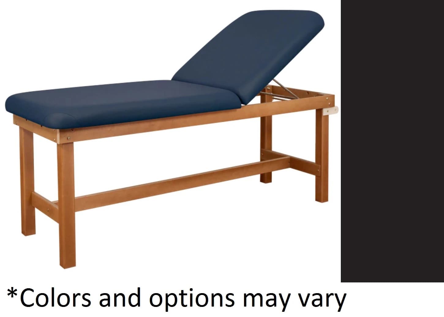 Oakworks Powerline Treatment Table Tx Gray Coal Backrest, 500 lb Capacity - Table Tx Gray Coal Backrest - Image 1
