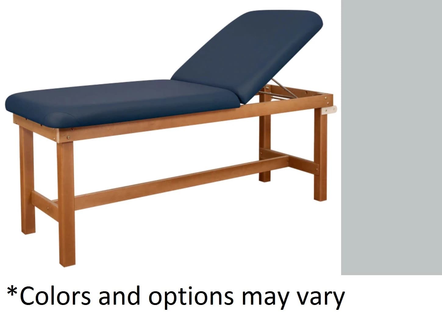 Oakworks Powerline Treatment Table, Gray Stone Backrest, 500 lb Capacity - Table Tx Gray Stone Backrst - Image 1