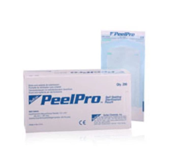 Sultan PEELPRO Self Seal Sterilization Pouches, 3.5" x 10", 200/Box - PEELPRO Self Seal Sterilization Pouches 3 1/2" x 10" Box of 200 - Image 1