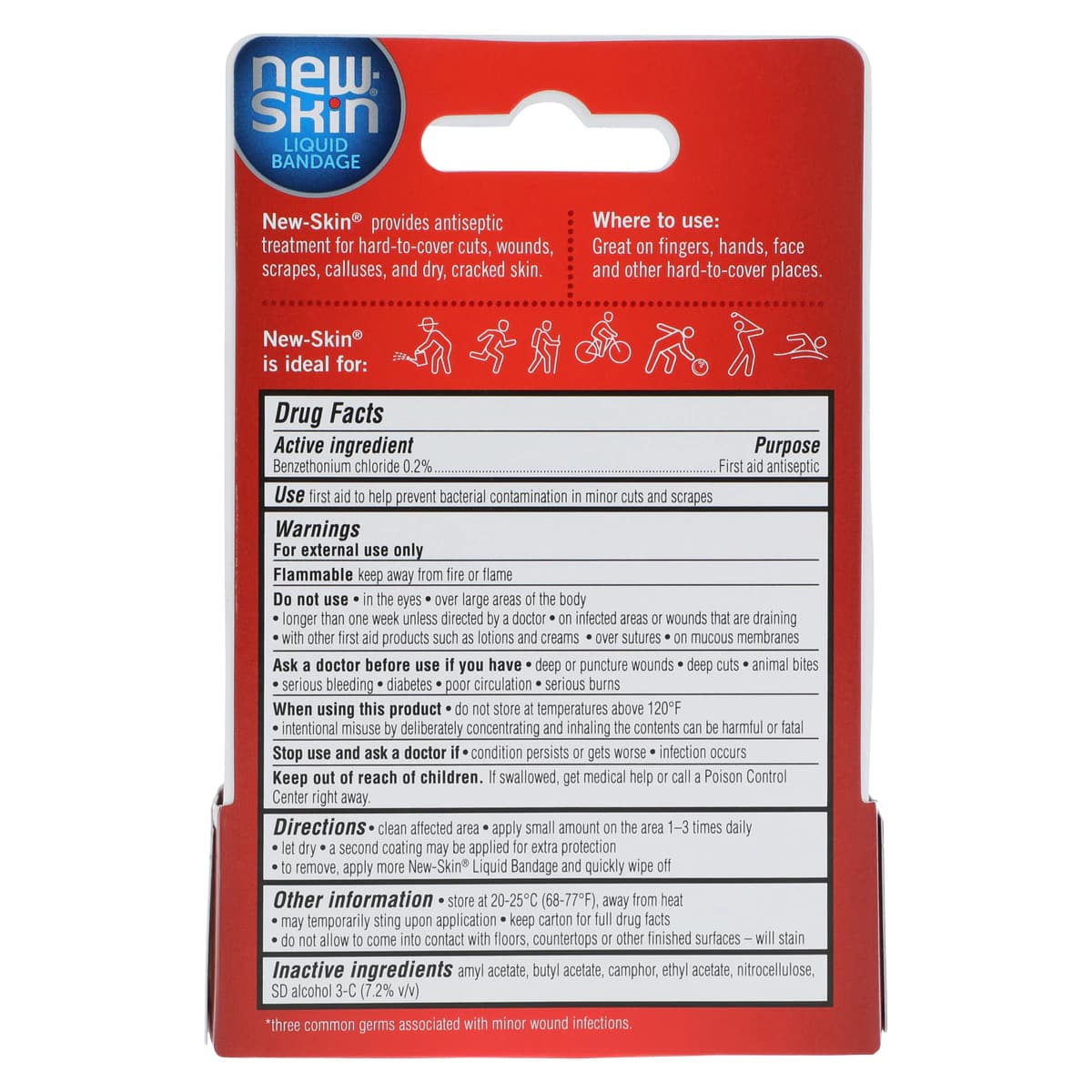 New Skin Liquid Bandage, 0.2% (30 mL Bottle) thumbnail 2