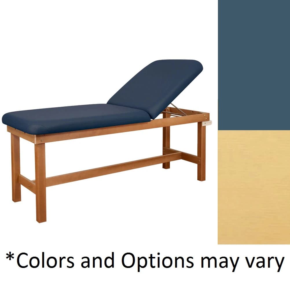 Oakworks Powerline Table Heron Treatment Table with Backrest, Natural, 500 lb Capacity - Table Tx Natural Heron Bkrst - Image 1