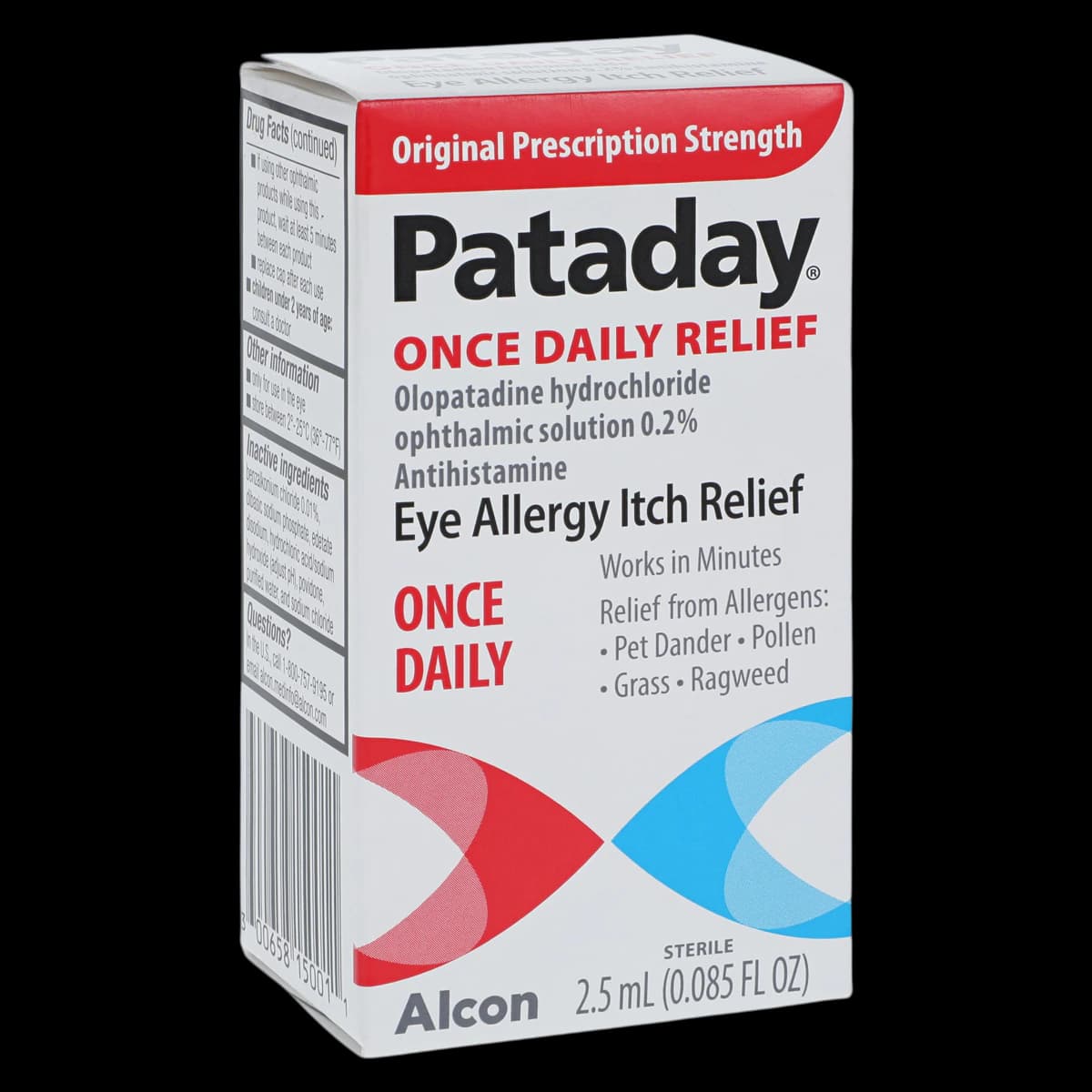 Pataday Once Daily Relief Allergy Eye Drops, 2.5 mL Bottle - Pataday Once Daily Relief - Image 1