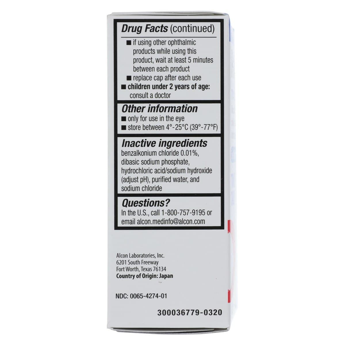 Pataday Twice Daily Relief Allergy Eye Drops, 5 mL Bottle thumbnail 3
