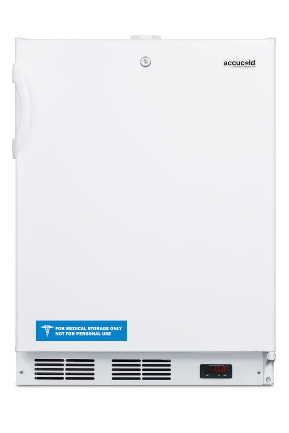 Accucold General Purpose Built-In Freezer, 3.1 Cu Ft, Solid Door, Right Hinge/Reversible, Frost Free, -5 to 10F / -20 to -12C - Freezer GP Built-In Solid - Image 1