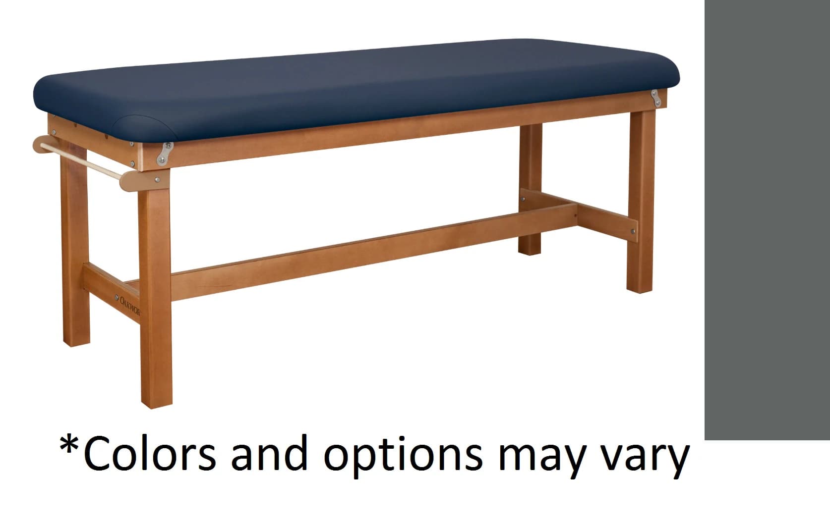 Oakworks Powerline Treatment Table, Gray/Pewter, 30" Shelf, 500 lb Capacity - Table Tx Gray/Pewter Shelf 30" - Image 1