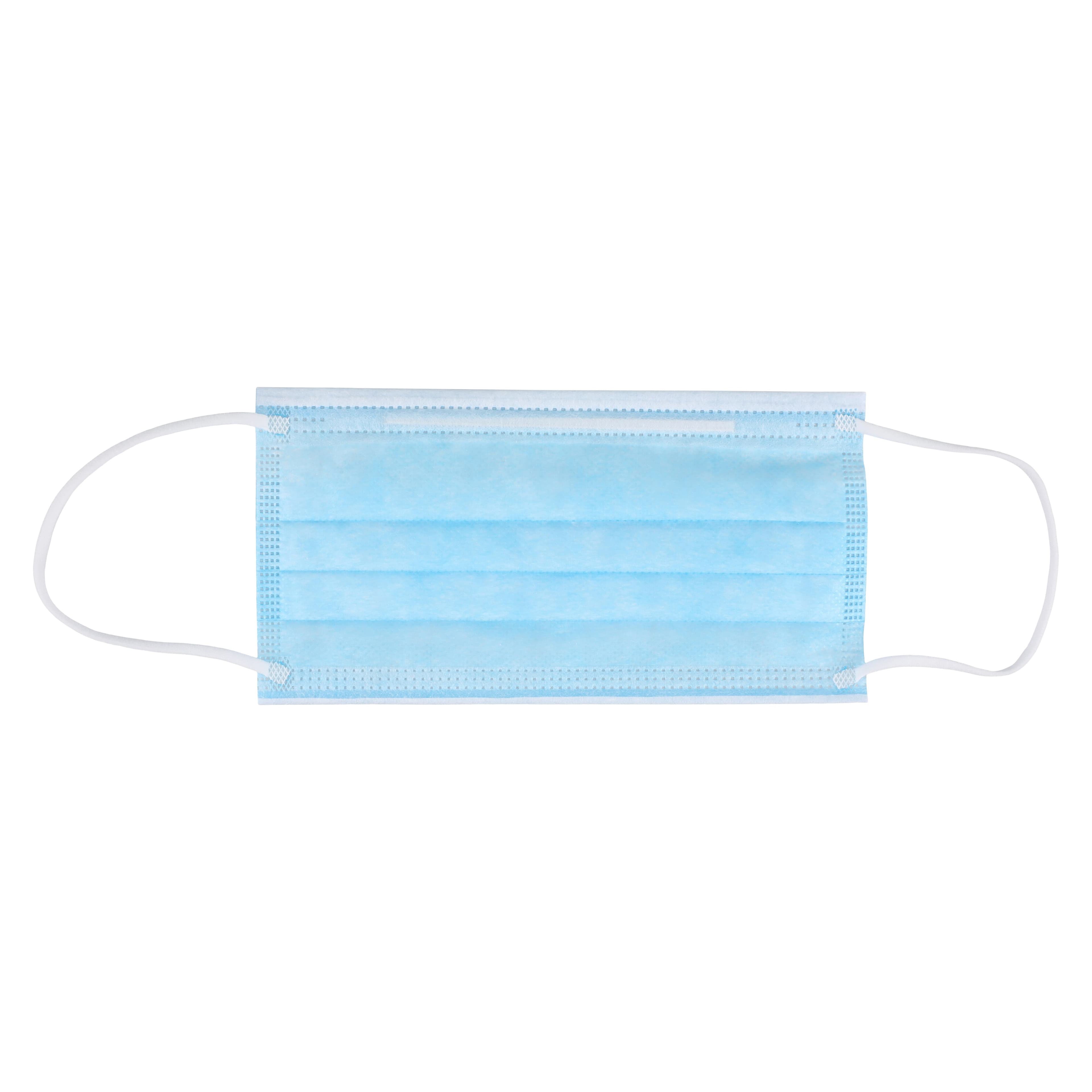 DYLS Distech Earloop Face Mask, ASTM Level 2, Blue, Non-Latex, 50/Box thumbnail 4