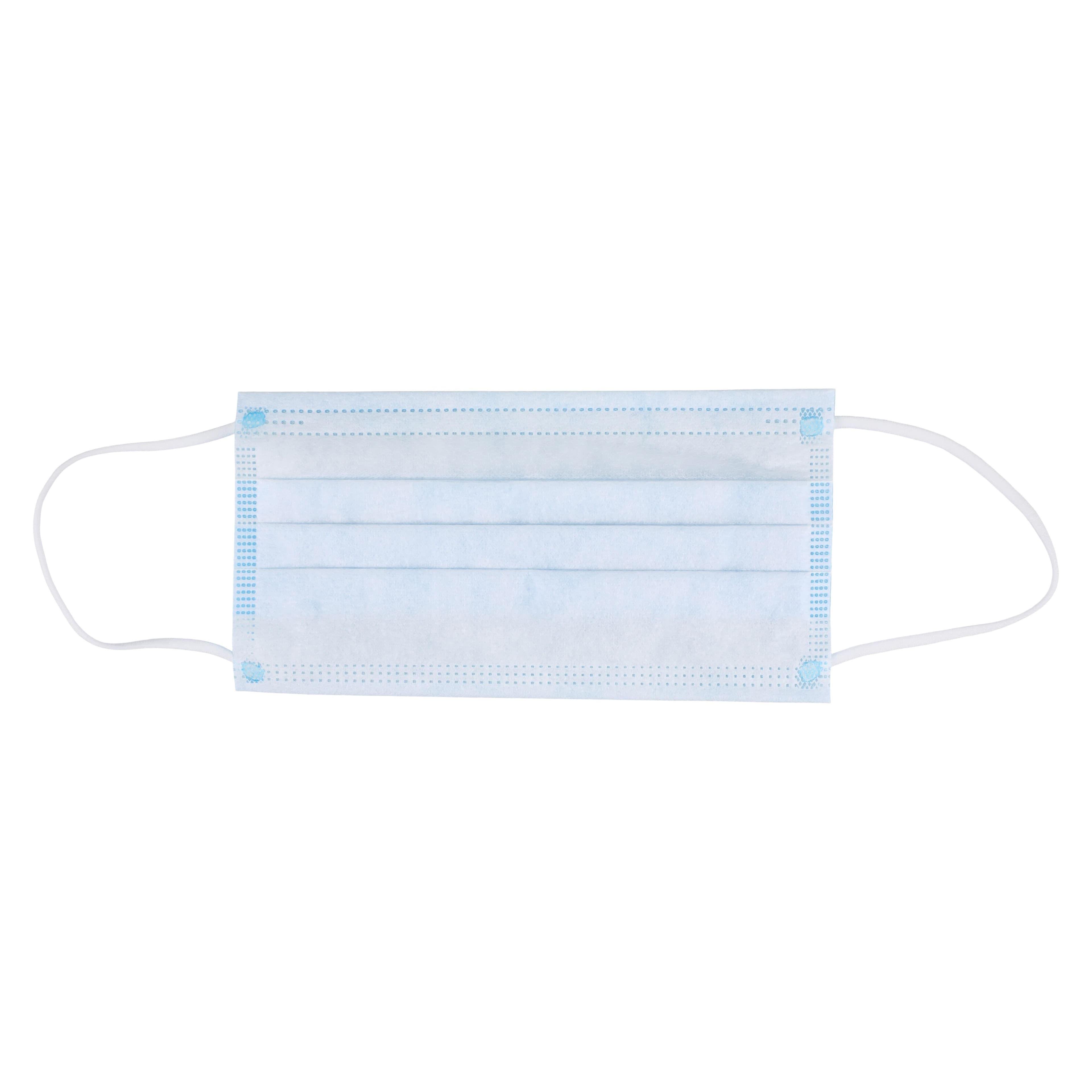 DYLS Distech Earloop Face Mask, ASTM Level 2, Blue, Non-Latex, 50/Box thumbnail 5