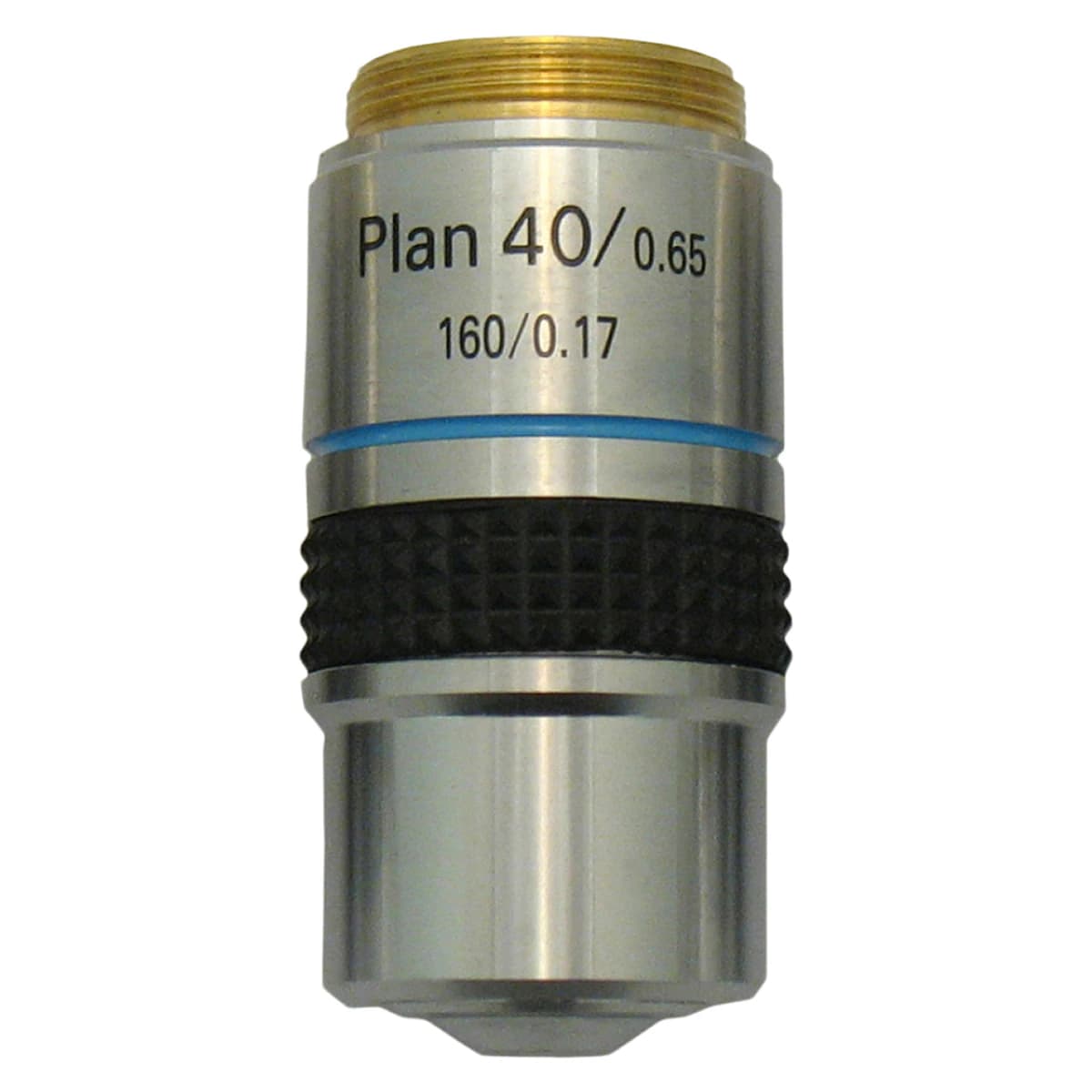 Accu-Scope 40XR DIN Plan Objective for EXC-120 Series Microscope, 0.65 NA, 0.65mm Working Distance - Objective f/ EXC-120 Microscp - Image 1