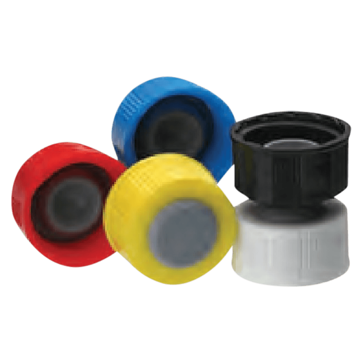 I-Loc Vial/Bottle Screw Cap, Polypropylene, Blue, 20-400, 100/Case thumbnail 2