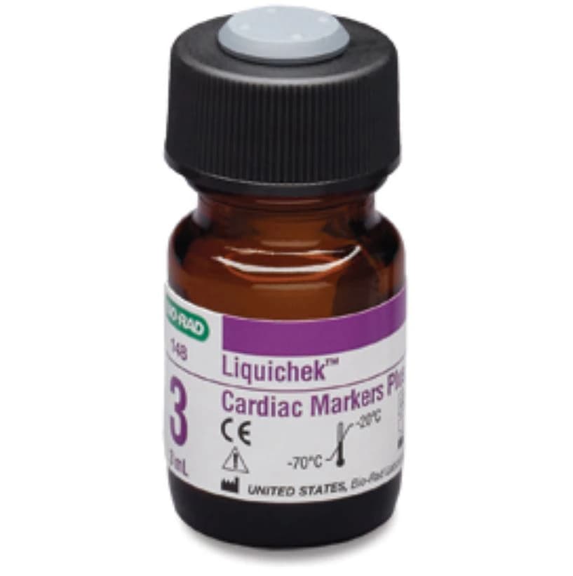 Bio-Rad Liquichek Cardiac Marker Plus LT Level 3 Control, 1x3mL MiniPak - Control Cardiac Mrk+ Lvl 3 - Image 1