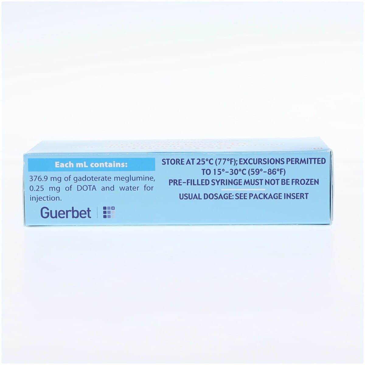 Dotarem (Gadoterate Meglumine) Injection 0.5 mmol/mL, Prefilled Syringe, 20 mL, 10/Package thumbnail 2