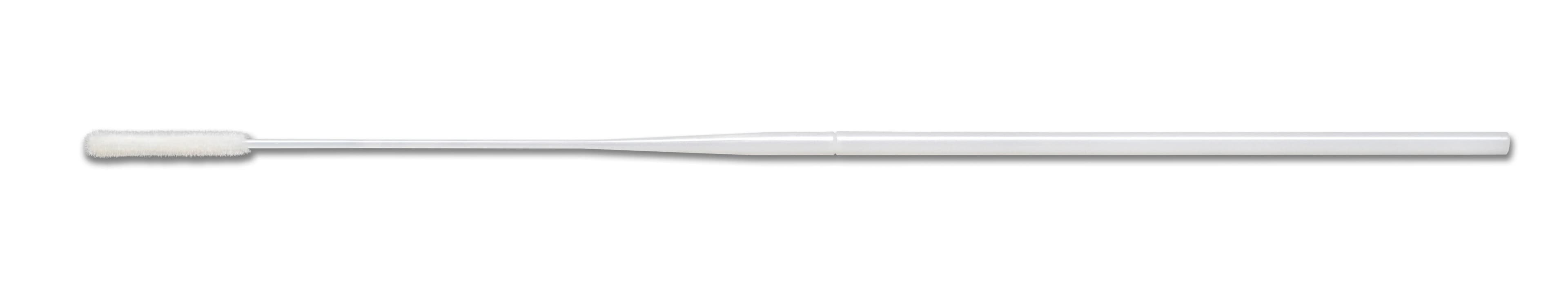 PurFlock Ultra Flock Swab, Polystyrene Handle, Polyester, 6" Sterile Ultra Fine 80mm Breakpoint/Revised, 500/Case - Swab Flock Revsd Strle 80mm - Image 1