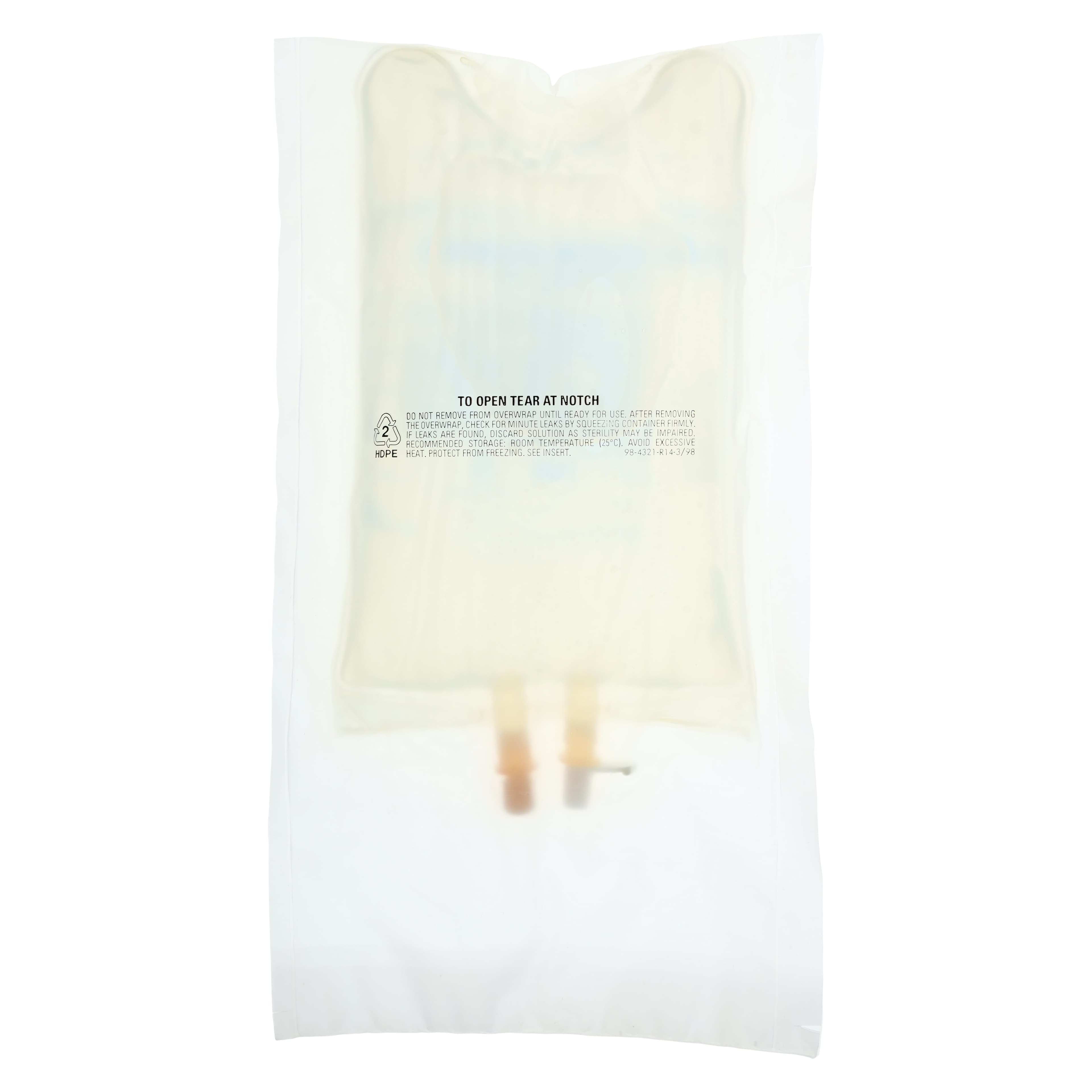 ICU Medical 0.9% Sodium Chloride IV Injection Solution, 500mL Bag, Sterile, DEHP-Free, Latex-Free, 18/Case thumbnail 2