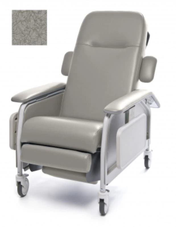 Lumex Clinical Care Recliner, Vinyl, 290 lb Capacity, Cobblestone - Recliner Clinical Cobblestone - Image 1