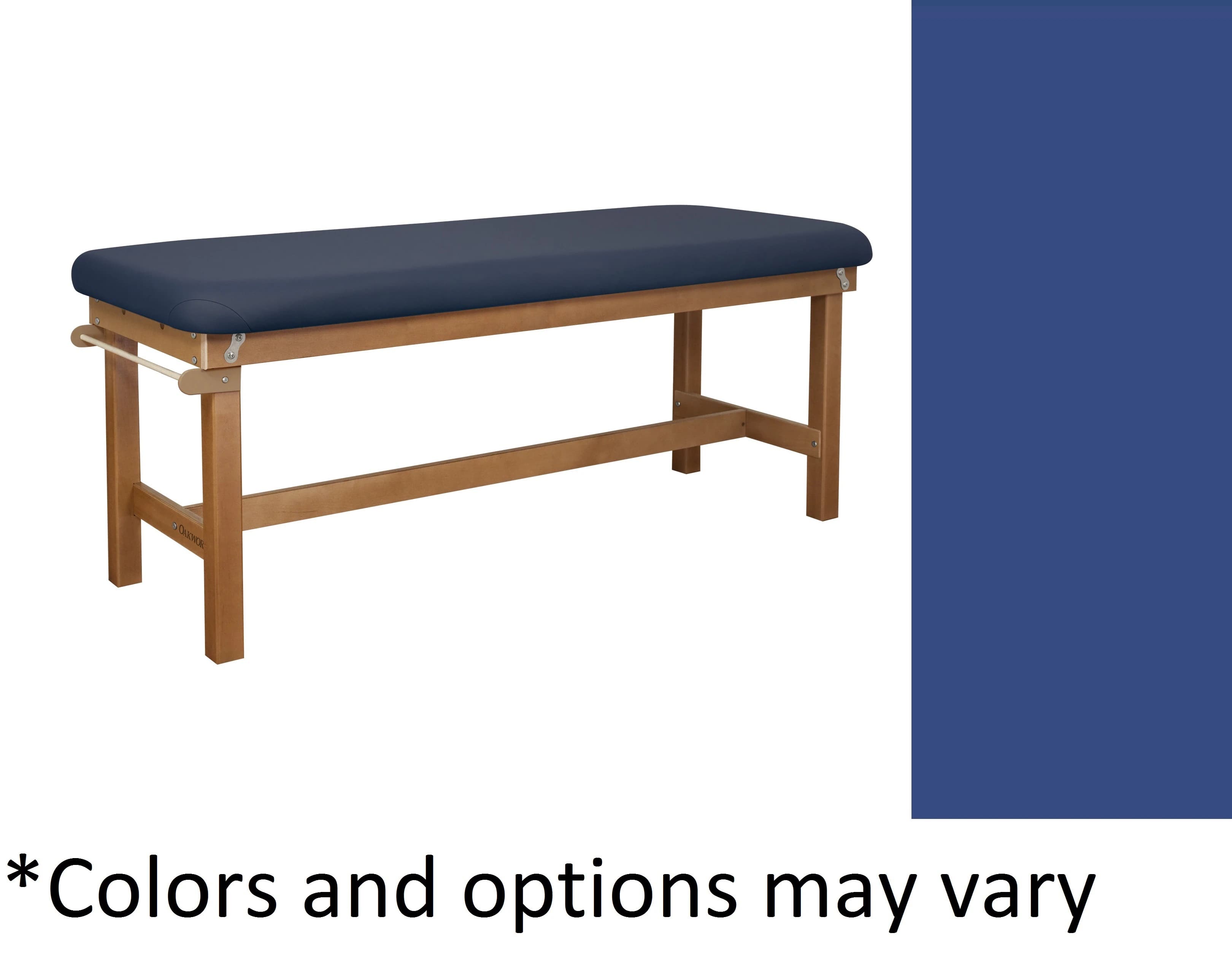Oakworks Powerline Treatment Table, Flat Top, 30" Width, Ocean Blue, 500 lb Capacity - Table Tx Flat Top 30" Ocean - Image 1