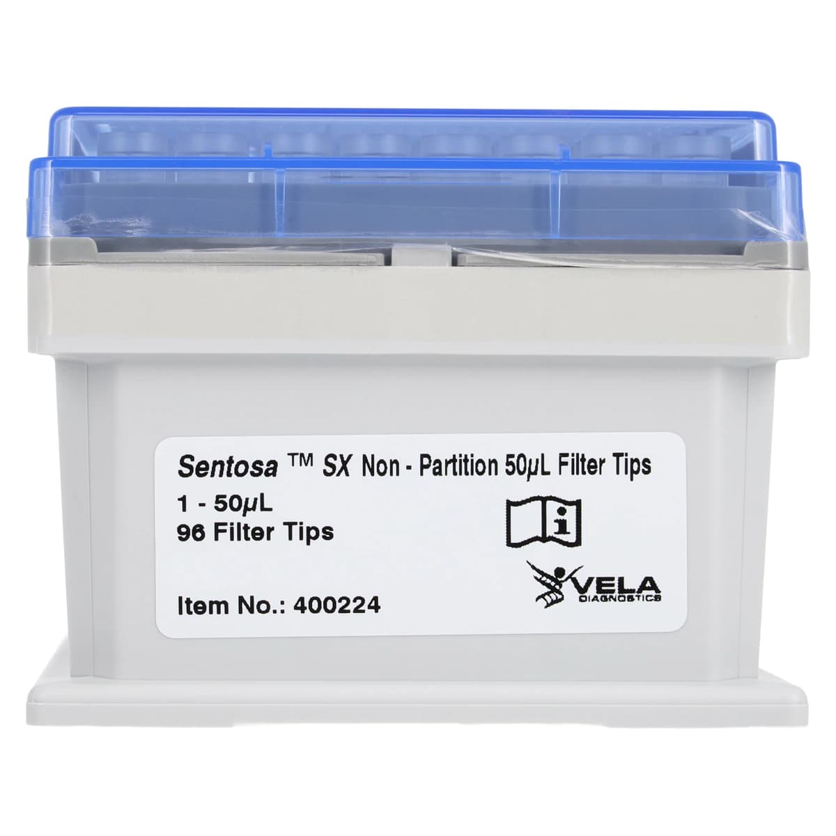 Sentosa SX Filter Pipette Tips, 50 µL, Disposable, Non-Partitioned, 960/Box (10 x 96) thumbnail 2