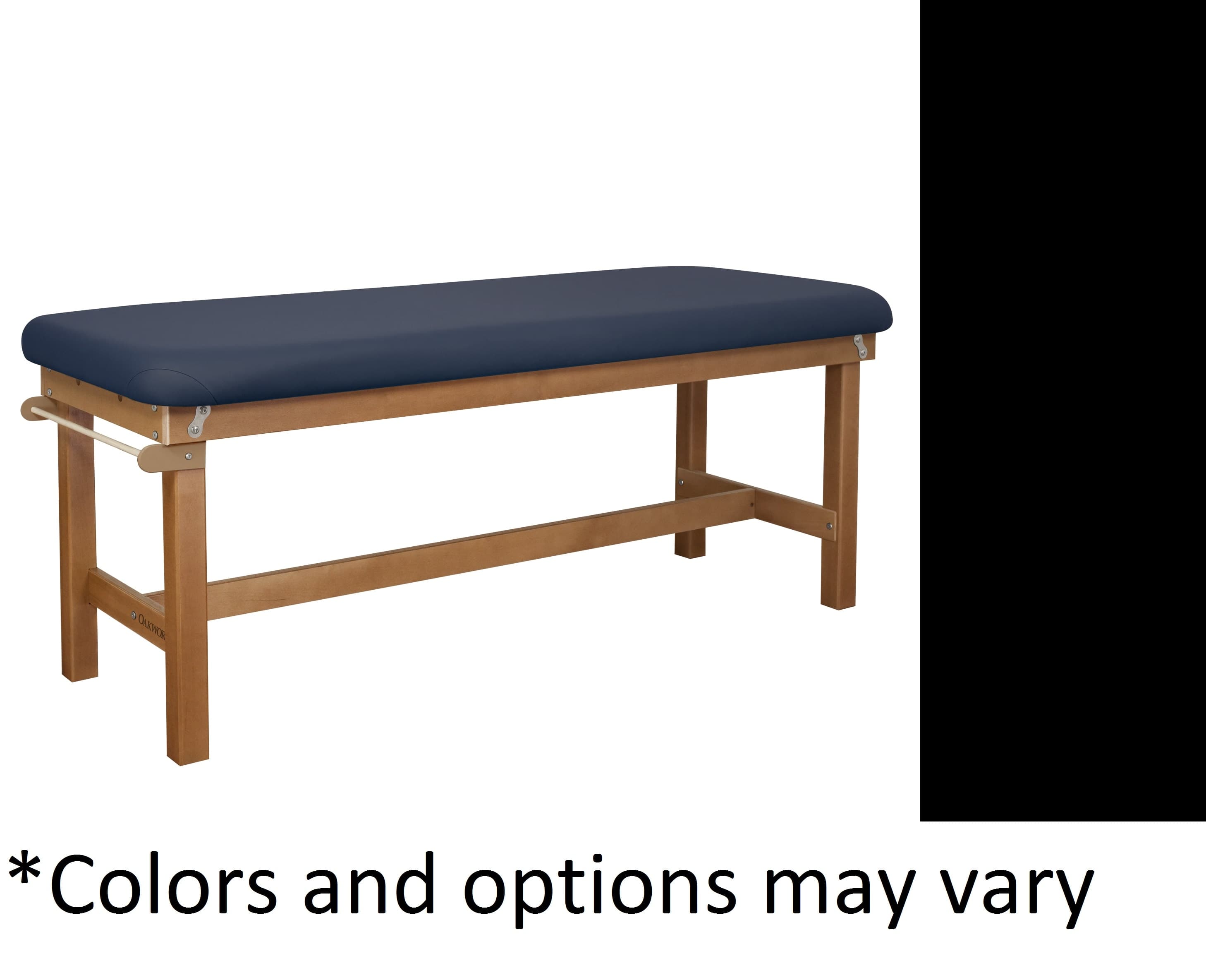 Oakworks Powerline Treatment Table, 27" Width, Coal, No Shelf, 500 lb Capacity - Table Tx w/o Shlf 27" Coal - Image 1