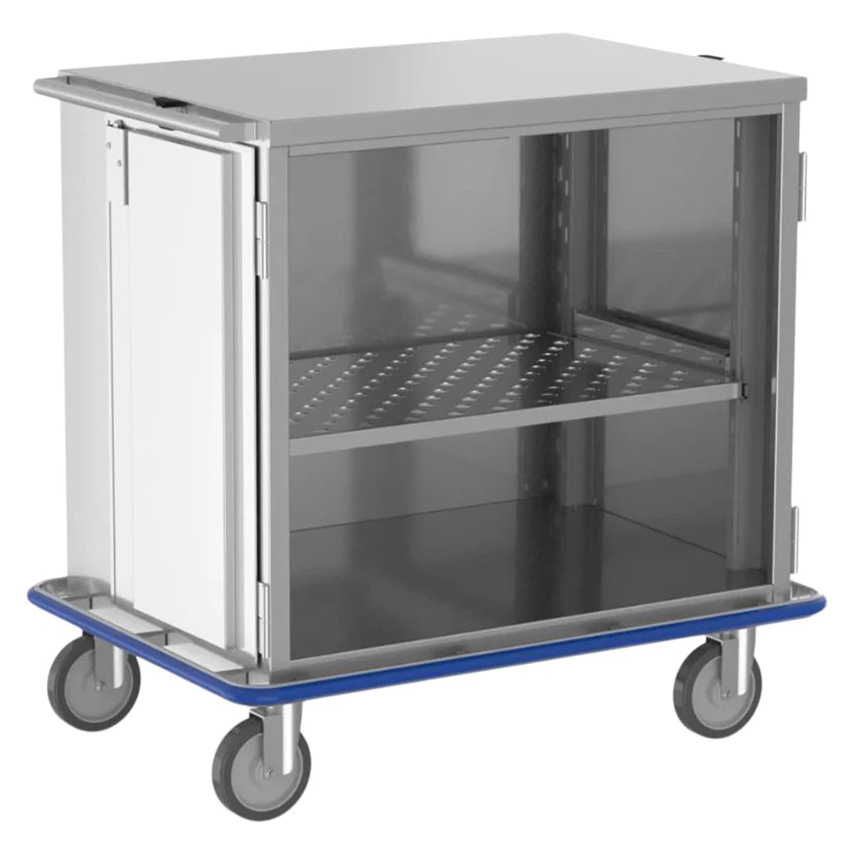 Mac Medical Closed Case Transport Cart, 29.125 x 41.75 x 40", 2-Door, with Casters - Cart Transport Closed Case - Image 1