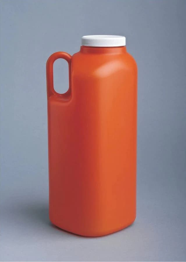 UrineGuard Urine Collection Container, 3000mL, Polyethylene, Graduated, Amber, 24-Hour, 40/Case - Container Urine Coll 24-Hour - Image 1