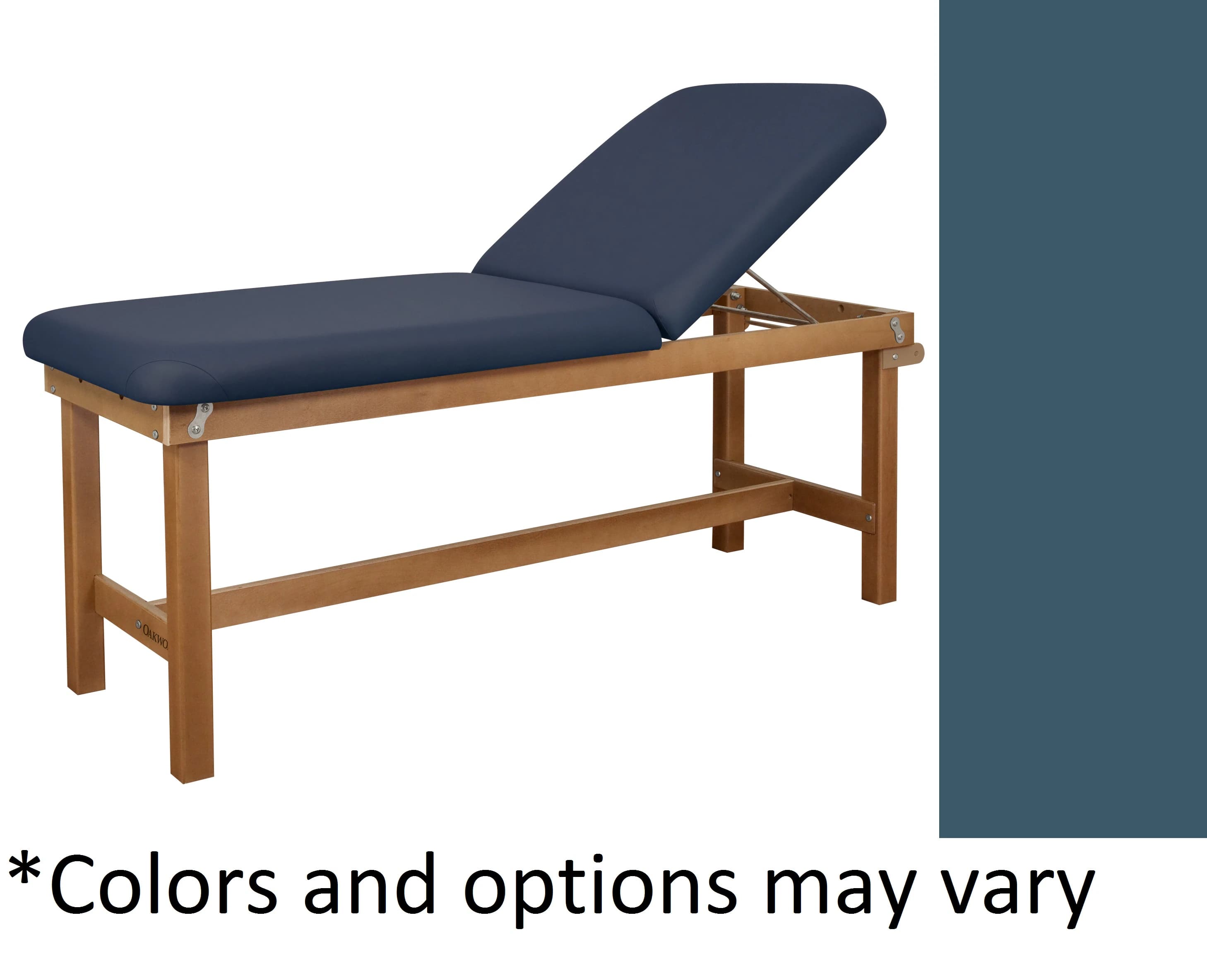 Oakworks Powerline Treatment Table Heron, 30" Backrest, Gray, 500 lb Capacity - Table Tx 30" Bkrst Gray Heron - Image 1