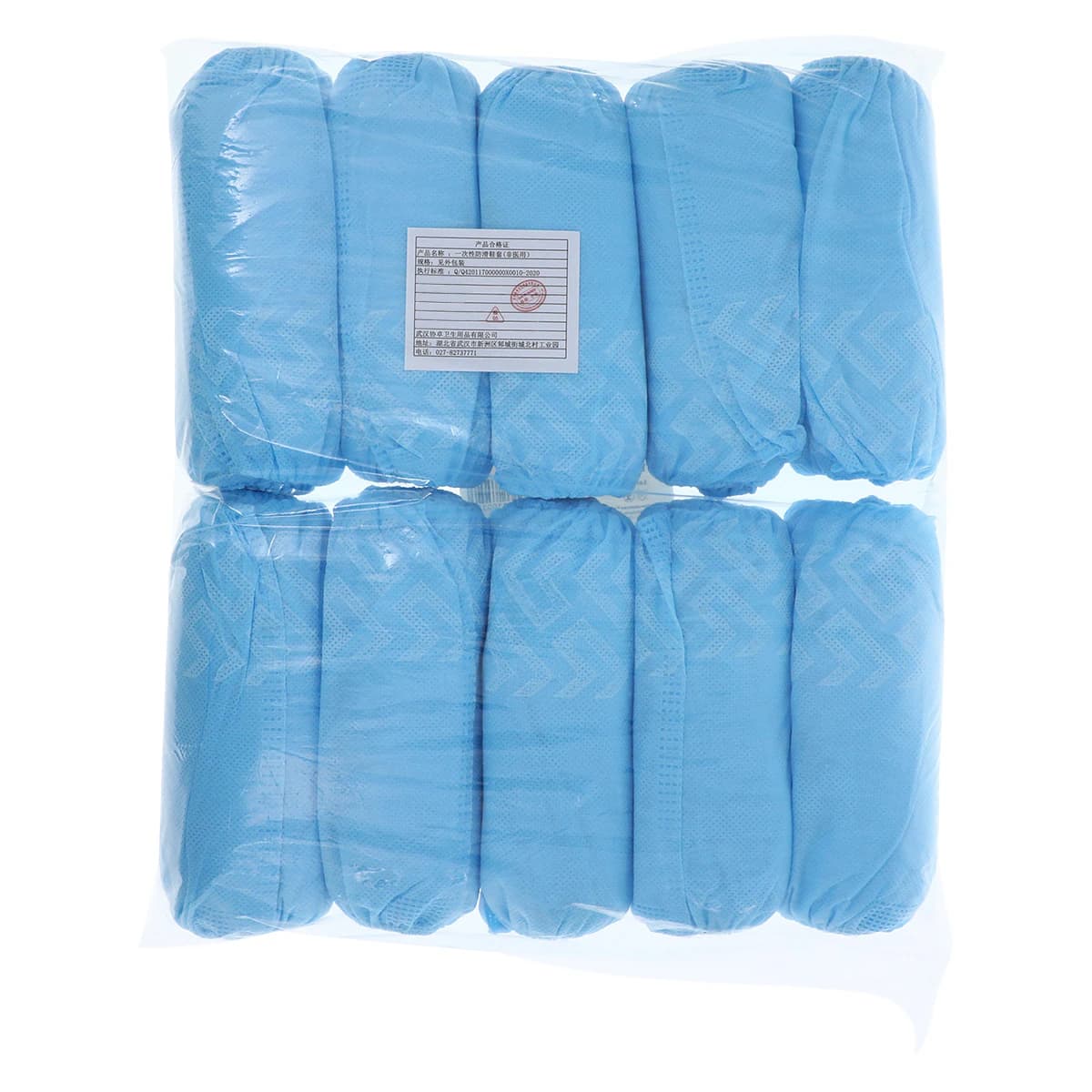 Dukal Non-Skid Shoe Covers, Blue, One Size Fits Most, Latex-Free, 100/Bag, 350-10 thumbnail 6
