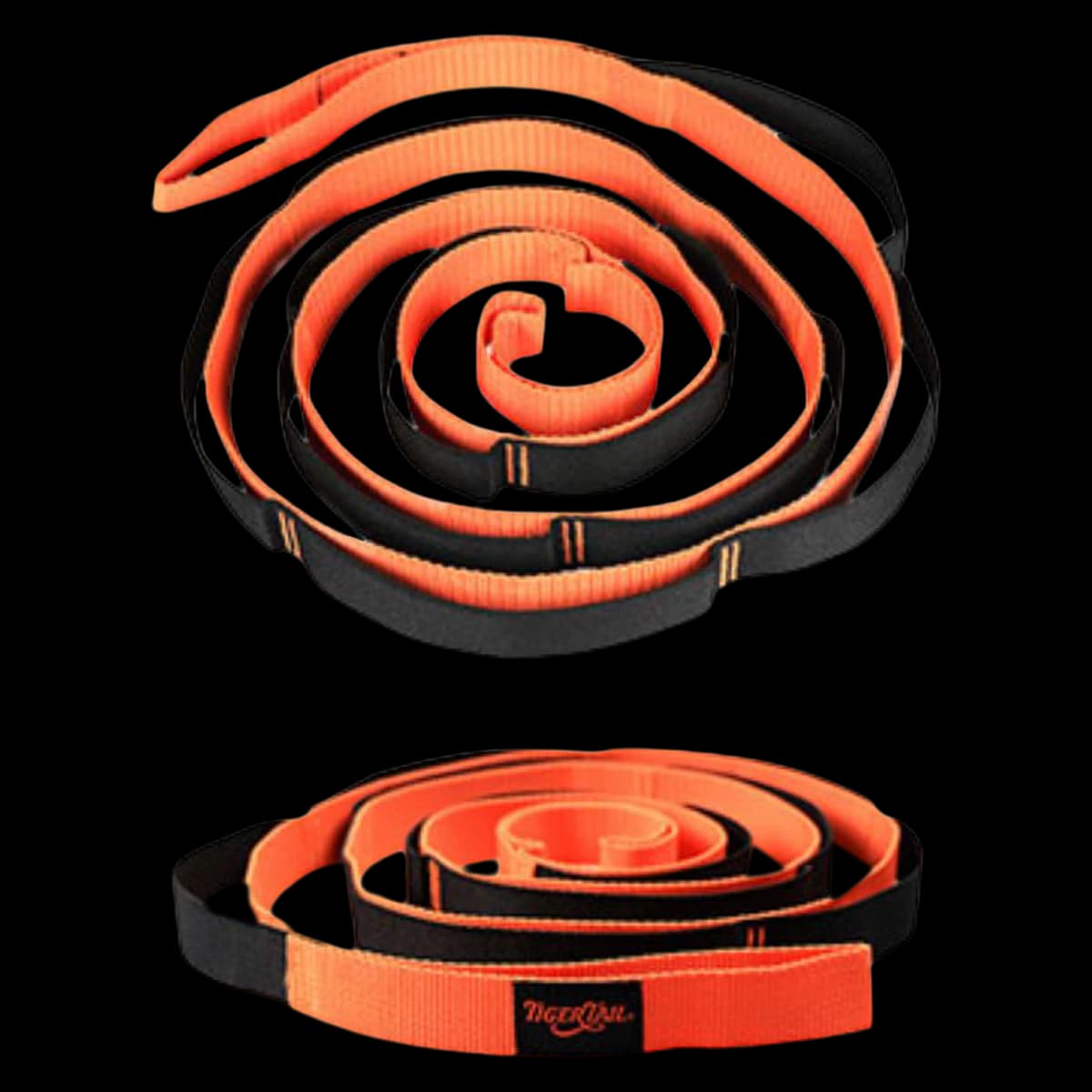 Tigertail Stretchy Nylon Strap, 72" (Orange/Black) - Strap Stretchy Nylon 72" - Image 1