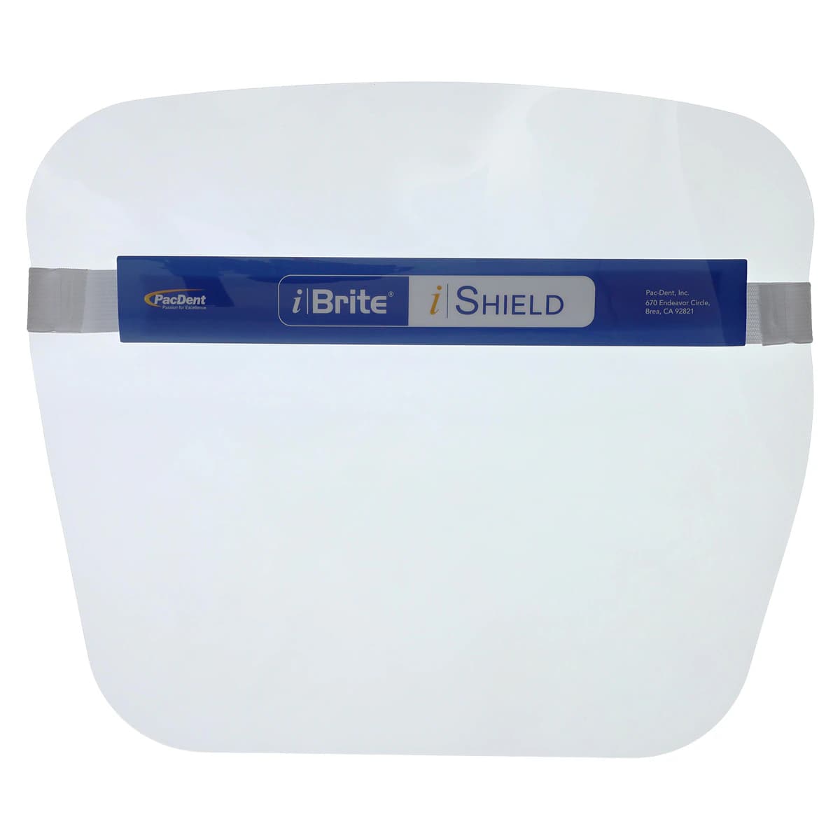 iShield Disposable Face Shields, Vented, Clear/Blue, 38/Box, S026 thumbnail 2