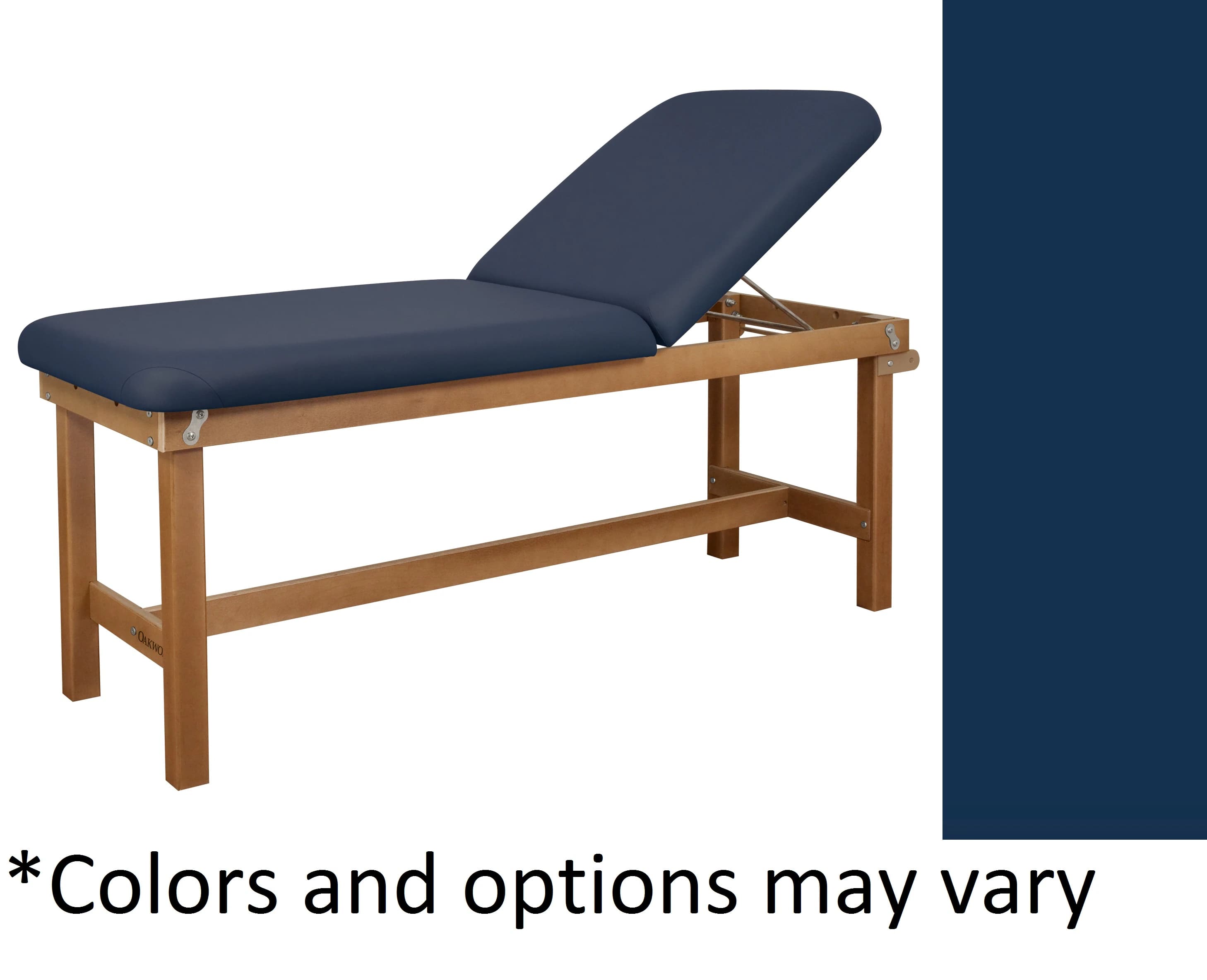Oakworks Powerline Treatment Table, Sapphire, 500 lb Capacity, Without Shelf, 01KWC87QED8F4D02P3B60PWMF2 - Table Tx Bkrst w/o Shlf Sapphr - Image 1