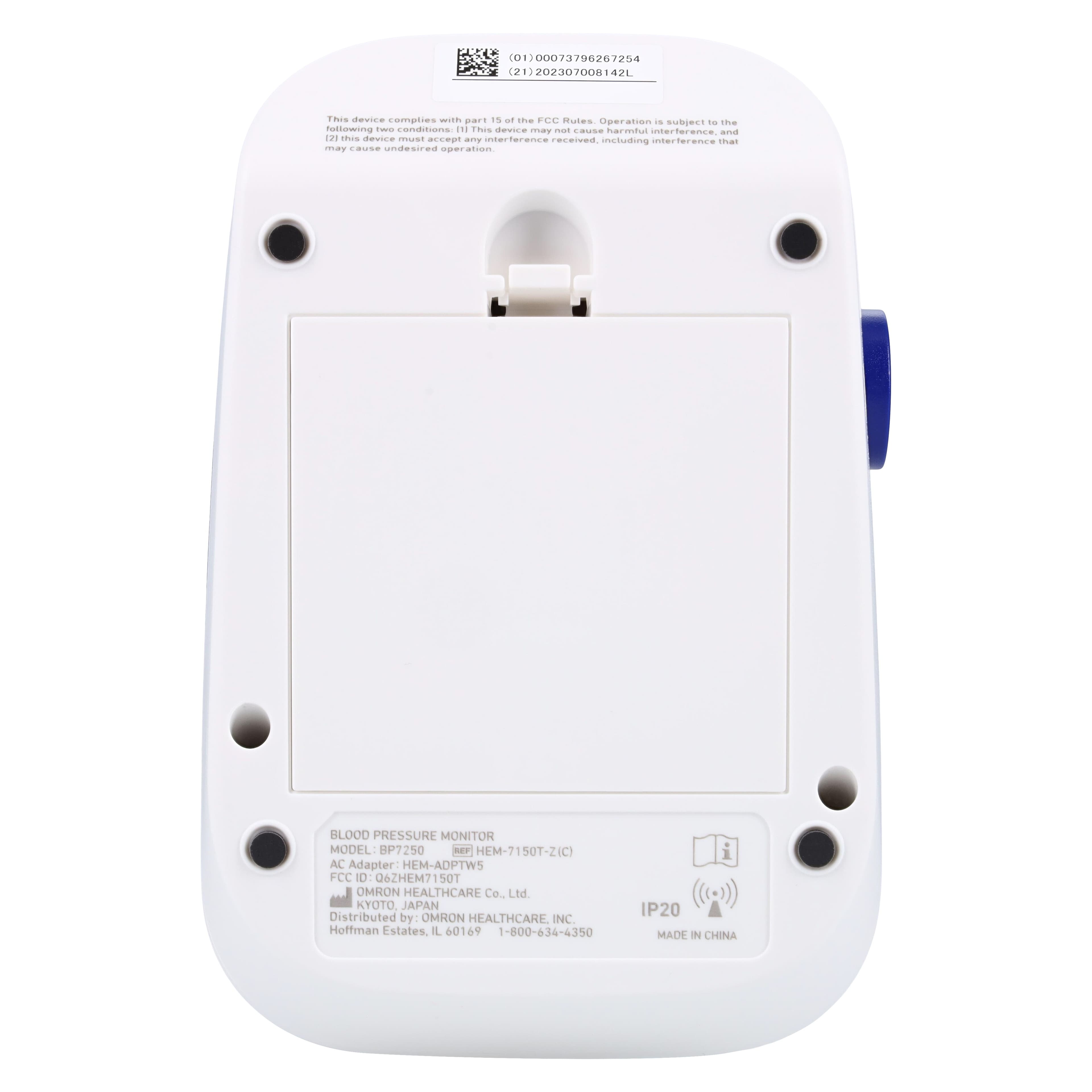Omron 5 Series Wireless Upper Arm Blood Pressure Monitor, Automatic Inflation, Large Cuff (9"-17"), Model BP7250, #1150426 thumbnail 4
