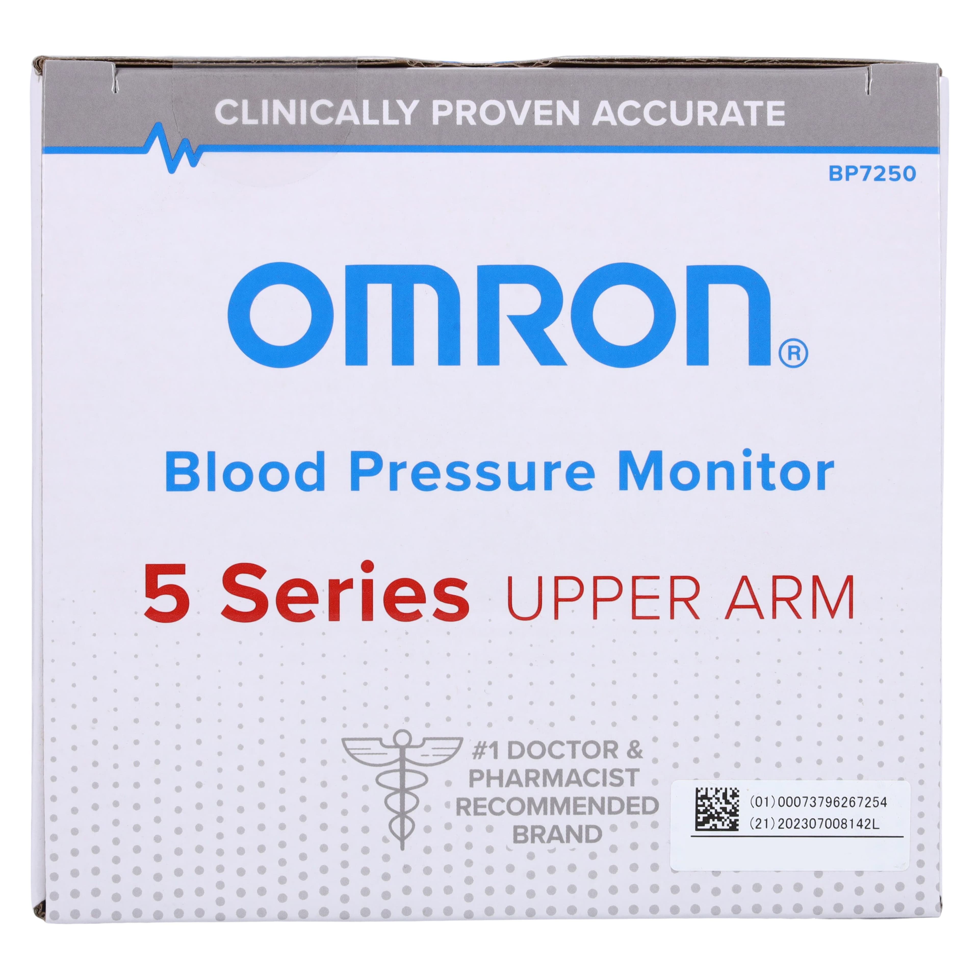 Omron 5 Series Wireless Upper Arm Blood Pressure Monitor, Automatic Inflation, Large Cuff (9"-17"), Model BP7250, #1150426 thumbnail 12