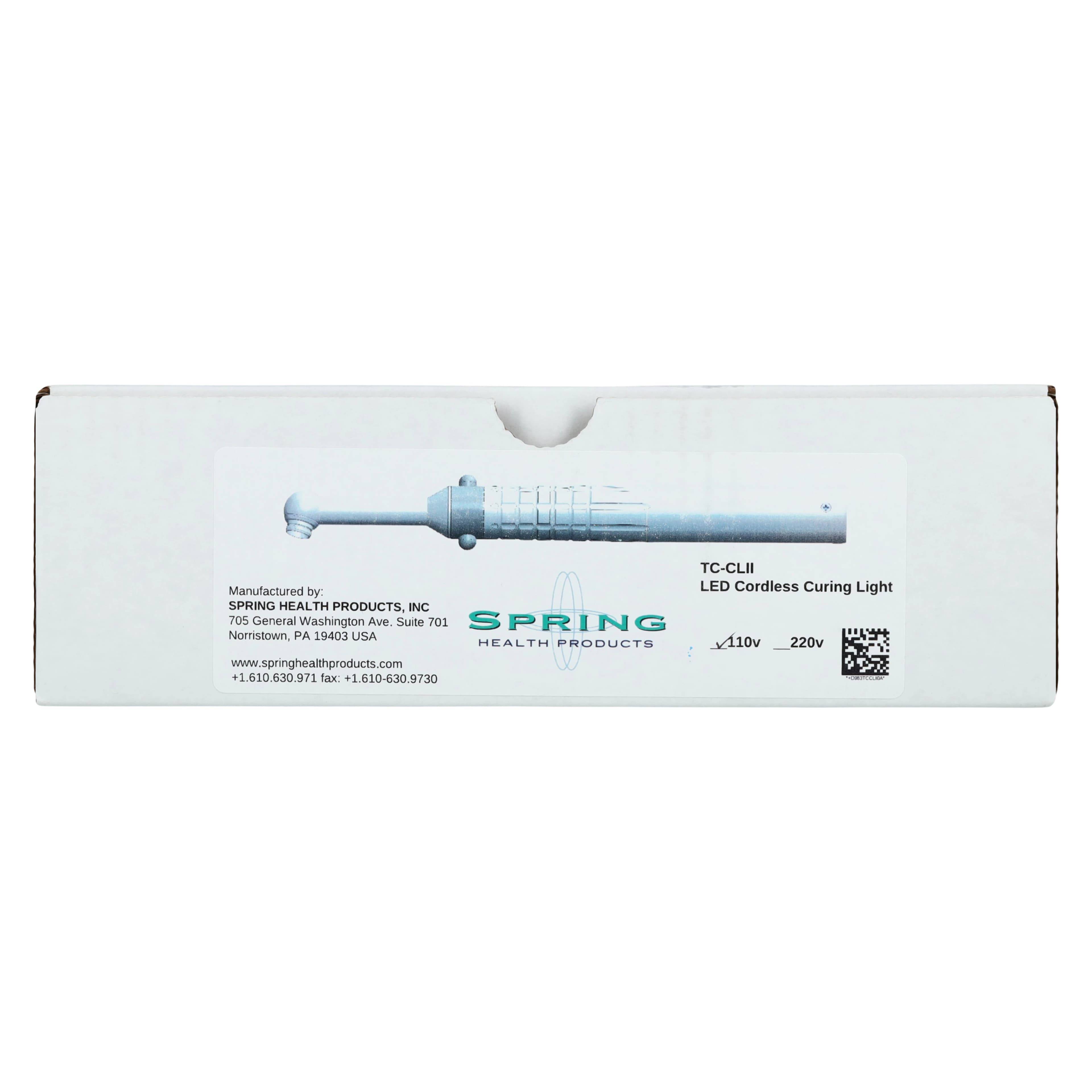 Spring Health The Cure II Cordless LED Curing Light, Silver, 1400 mW/cm², TC-CLII thumbnail 9