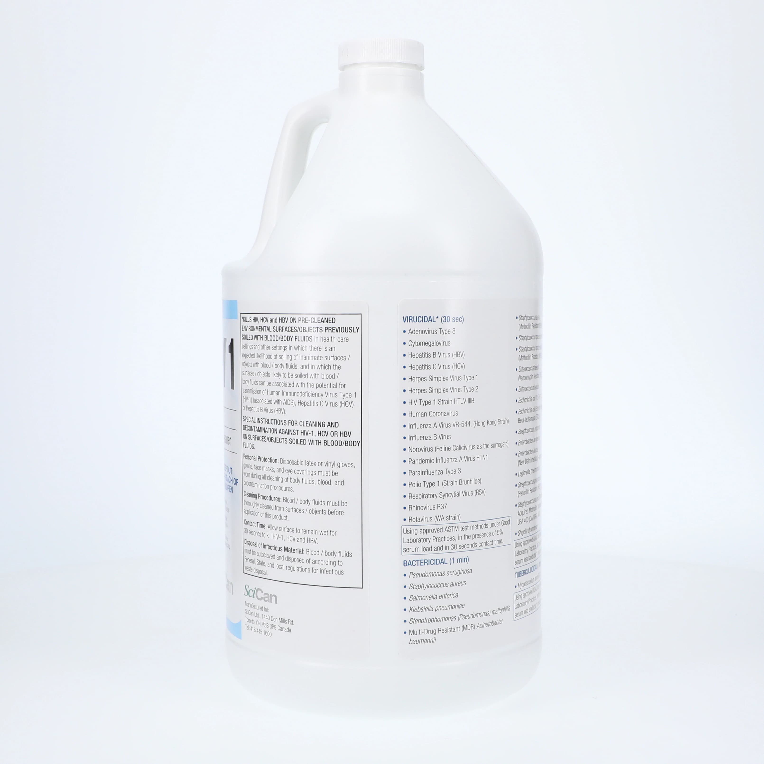 Optim 1 Disinfectant Solution, 1 Gallon Bottle, 0.5% Hydrogen Peroxide, EPA #74559-9, OPT1-4X1 thumbnail 2